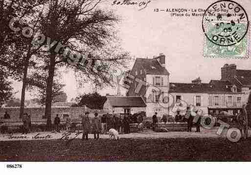 Ville de ALENCON, carte postale ancienne