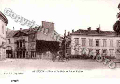 Ville de ALENCON, carte postale ancienne