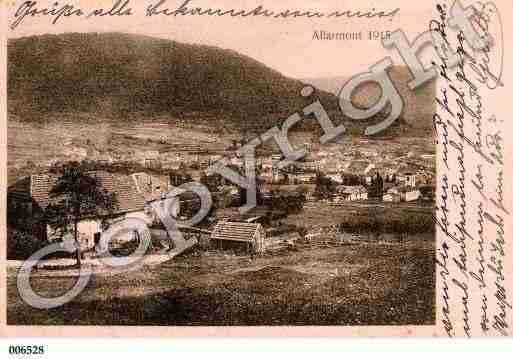 Ville de ALLARMONT, carte postale ancienne