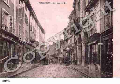 Ville de AMBERIEUENBUGEY, carte postale ancienne