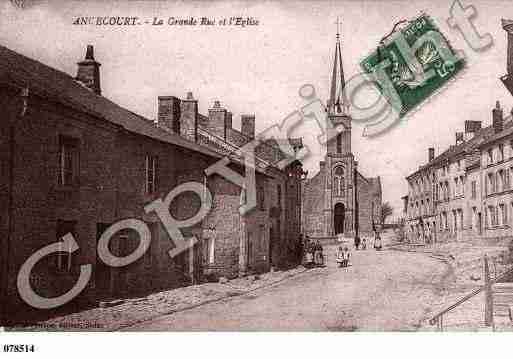 Ville de ANGECOURT, carte postale ancienne