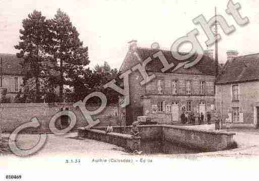 Ville de AUTHIE, carte postale ancienne