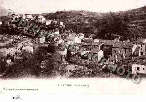 Ville de AUZON, carte postale ancienne