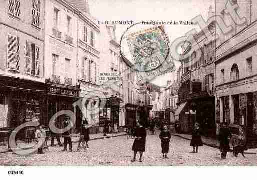 Ville de BEAUMONTSUROISE, carte postale ancienne