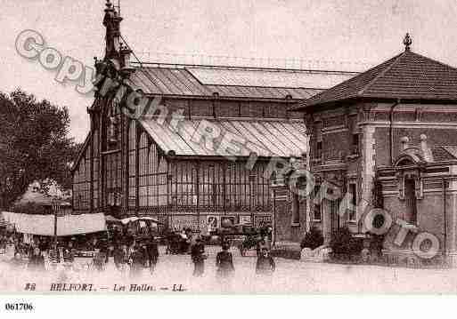 Ville de BELFORT, carte postale ancienne