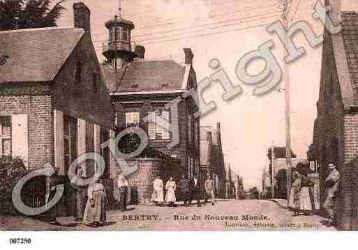 Ville de BERTRY, carte postale ancienne