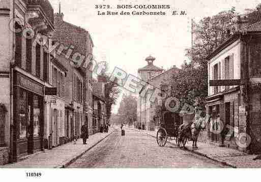 Ville de BOISCOLOMBES, carte postale ancienne