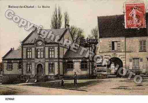 Ville de BOISSYLECHATEL, carte postale ancienne