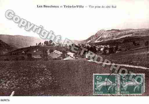 Ville de BOUCHOUX(LES), carte postale ancienne