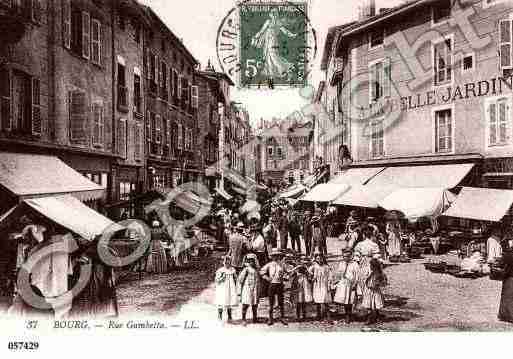 Ville de BOURGENBRESSE, carte postale ancienne