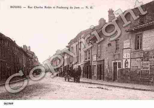 Ville de BOURGENBRESSE, carte postale ancienne