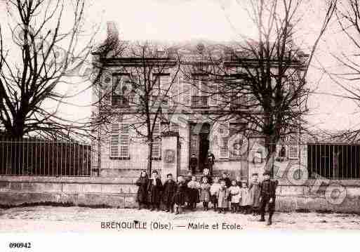Ville de BRENOUILLE, carte postale ancienne