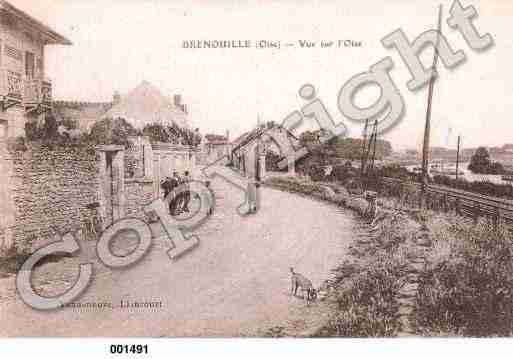 Ville de BRENOUILLE, carte postale ancienne