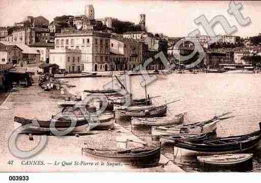 Ville de CANNES, carte postale ancienne