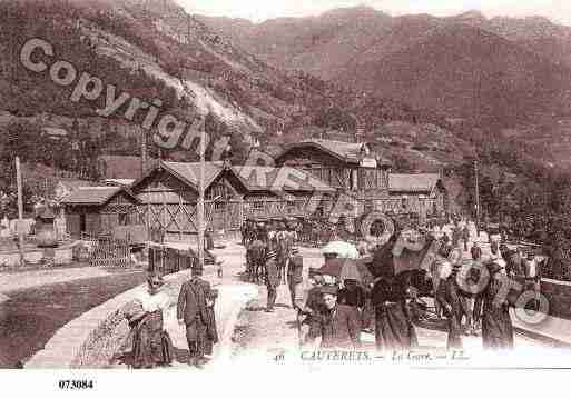 Ville de CAUTERETS, carte postale ancienne