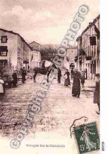 Ville de CHABRELOCHE, carte postale ancienne