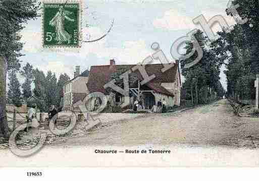 Ville de CHAOURCE, carte postale ancienne