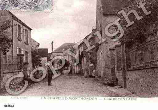 Ville de CHAPELLEMONTHODON(LA), carte postale ancienne