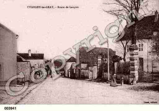 Ville de CHARGEYLESGRAY, carte postale ancienne