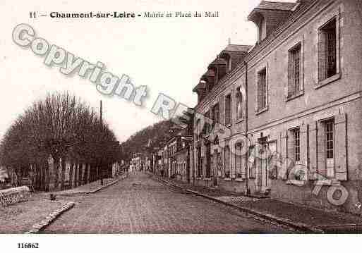 Ville de CHAUMONTSURLOIRE, carte postale ancienne