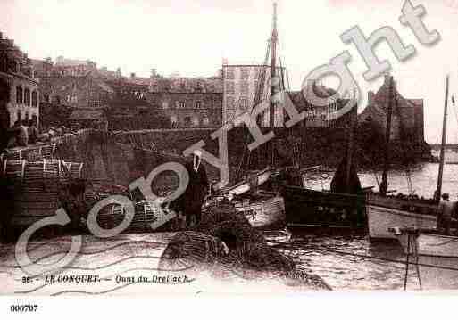 Ville de CONQUET(LE), carte postale ancienne