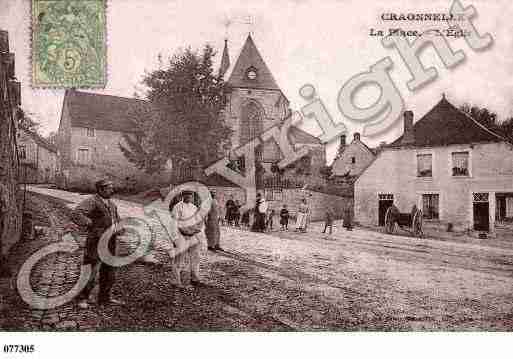 Ville de CRAONNELLE, carte postale ancienne