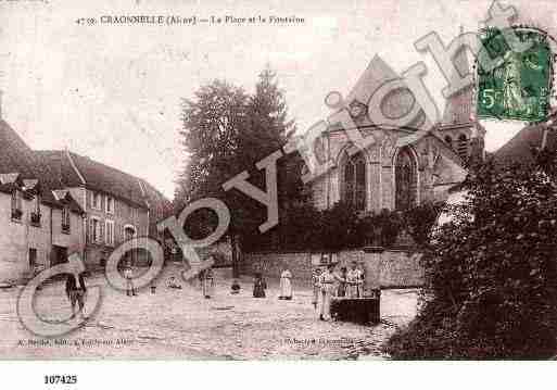 Ville de CRAONNELLE, carte postale ancienne