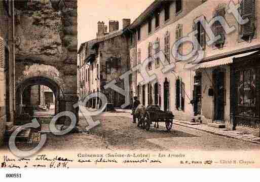 Ville de CUISEAUX, carte postale ancienne