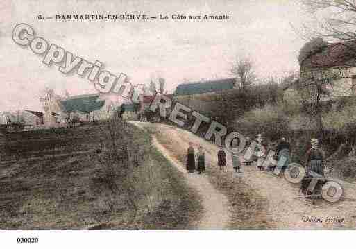 Ville de DAMMARTINENSERVE, carte postale ancienne