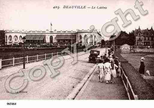 Ville de DEAUVILLE, carte postale ancienne