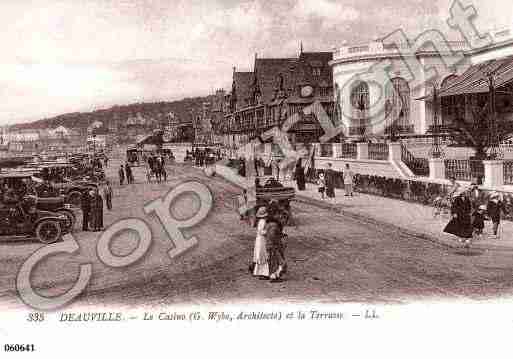 Ville de DEAUVILLE, carte postale ancienne