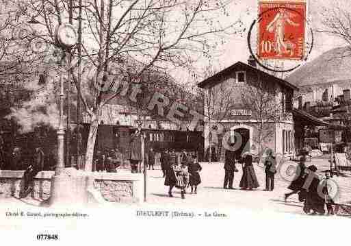 Ville de DIEULEFIT, carte postale ancienne