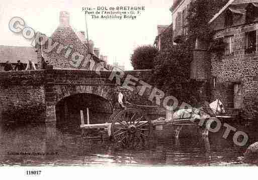 Ville de DOLDEBRETAGNE, carte postale ancienne