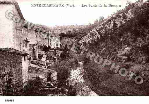 Ville de ENTRECASTEAUX, carte postale ancienne