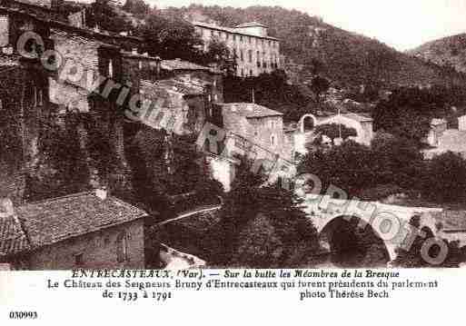 Ville de ENTRECASTEAUX, carte postale ancienne