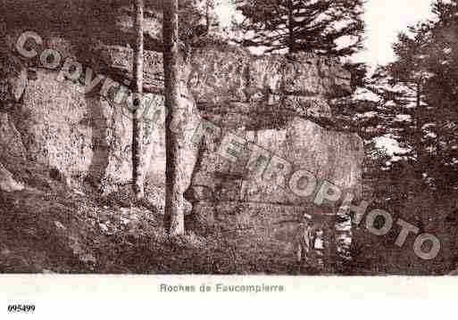 Ville de FAUCOMPIERRE, carte postale ancienne Ville de FAUCOMPIERRE, carte postale ancienne