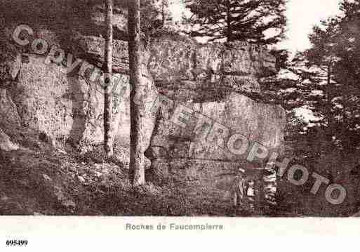 Ville de FAUCOMPIERRE, carte postale ancienne