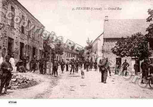 Ville de FENIERS, carte postale ancienne