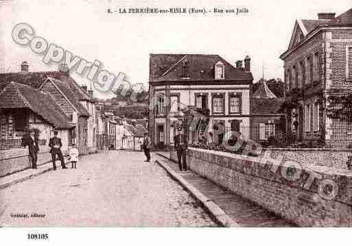 Ville de FERRIERESURRISLE(LA), carte postale ancienne