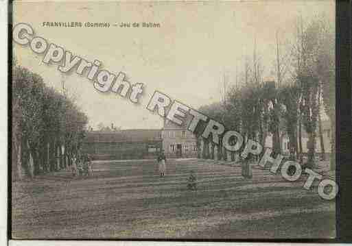 Ville de FRANVILLERS, carte postale ancienne