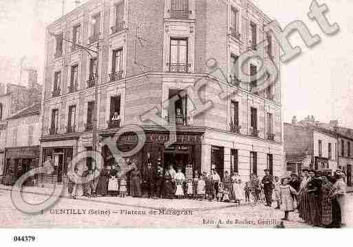 Ville de GENTILLY, carte postale ancienne