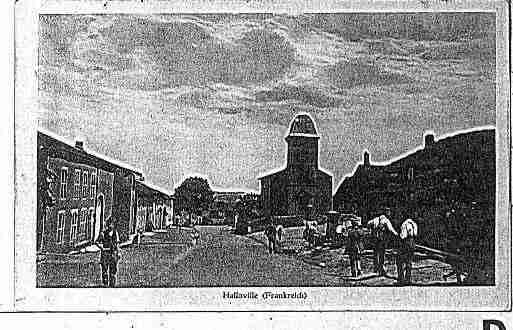 Ville de HALLOVILLE, carte postale ancienne