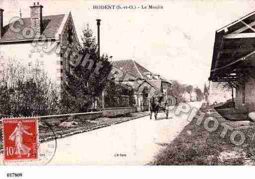 Ville de HODENT, carte postale ancienne