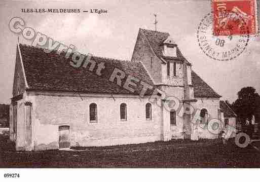 Ville de ISLESLESMELDEUSES, carte postale ancienne