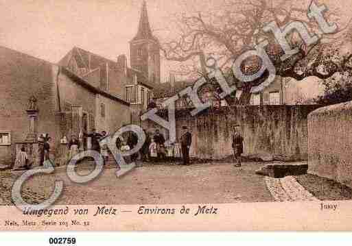 Ville de JUSSY, carte postale ancienne