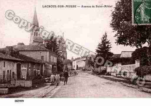 Ville de LACROIXSURMEUSE, carte postale ancienne Ville de LACROIXSURMEUSE, carte postale ancienne
