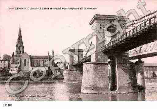 Ville de LANGON, carte postale ancienne Ville de LANGON, carte postale ancienne