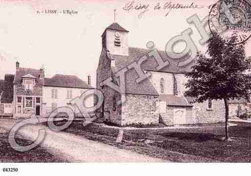 Ville de LISSY, carte postale ancienne