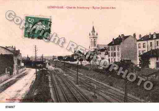 Ville de LUNEVILLE, carte postale ancienne