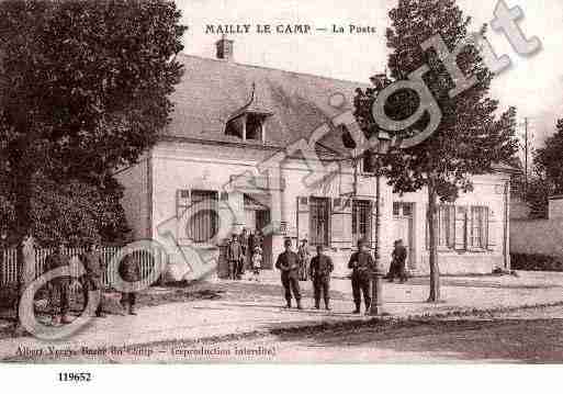 Ville de MAILLYLECAMP, carte postale ancienne